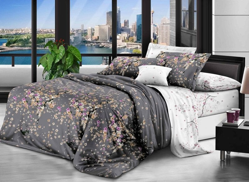 Ткань для постельного белья Сатин S40-1 (A+B) - (60м+60м)