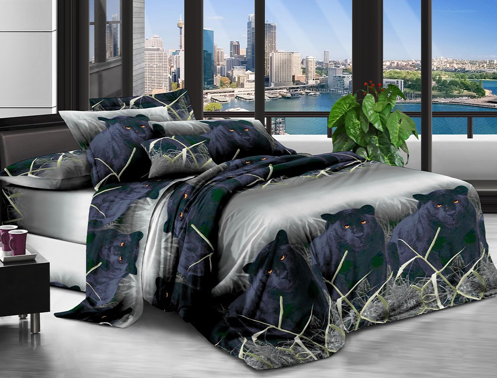 Полуторний набір постільної білизни 150*220 із полікотону №201997 Черешенька™