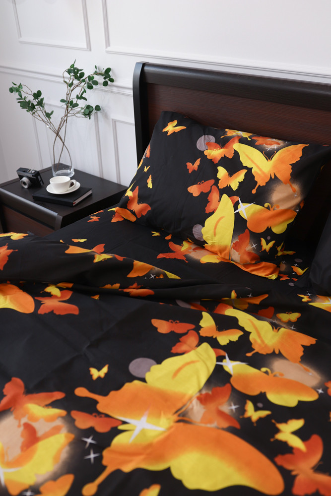 Двоспальний набір постільної білизни 180*220 із Бязі "Gold" №151243 Черешенка™