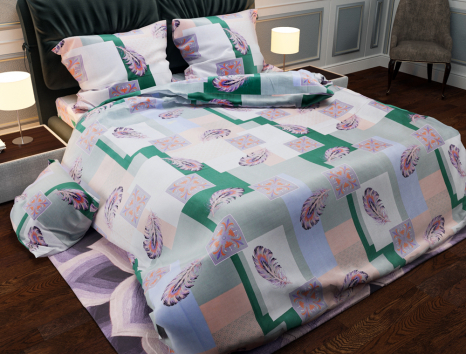 Ткань для постельного белья Бязь "Gold" Lux GL2887R