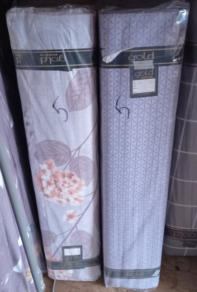 Ткань для постельного белья Бязь "Gold" Lux "Цветочное прикосновение" GL1497 (A+B) - (50м+50м)