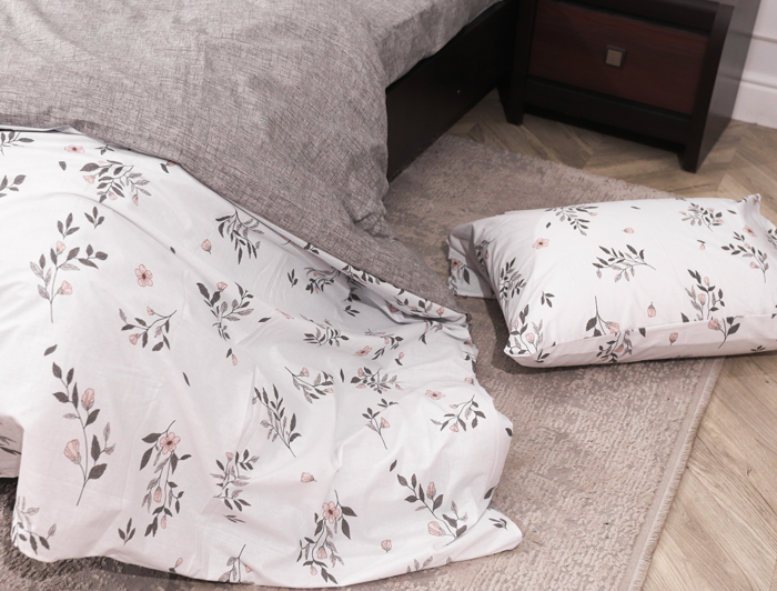 Двоспальний набір постільної білизни 180*220 із Бязі "Gold" №1550471AB Черешенка™