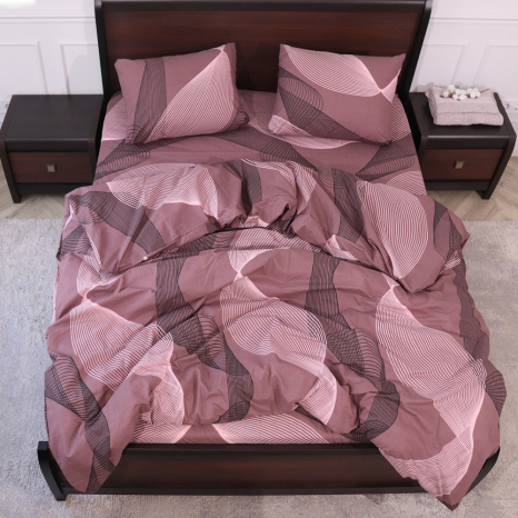 Двуспальный набор постельного белья 180*220 из Бязи "Gold" №151700 Черешенка™