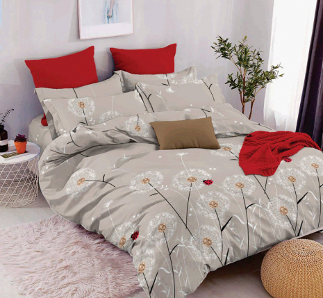 Ткань для постельного белья Бязь "Gold" Lux GL80010beige