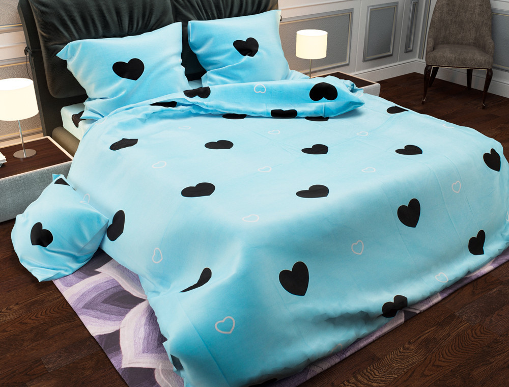 Євро-максі набір постільної білизни 200*220 із Бязі "Gold" №1574344 Черешенка™