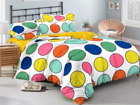 Ткань для постельного белья Сатин S32-9 (A+B) - (60м+60м)