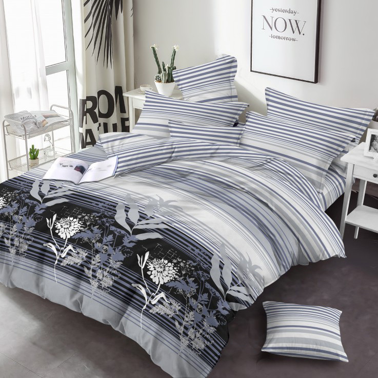 Ткань для постельного белья Бязь "Gold" Lux GLL3304grey