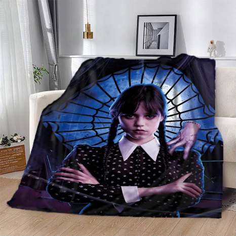 Плед с 3D-принтом 160*200 "Уэнздей" №20222345