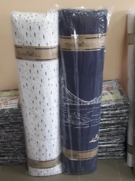 Тканина для постільної білизни Бязь "Gold" Lux "Лондонський міст (урбаністичний, синій)"GL1328 (A+B) - (50м+50м)