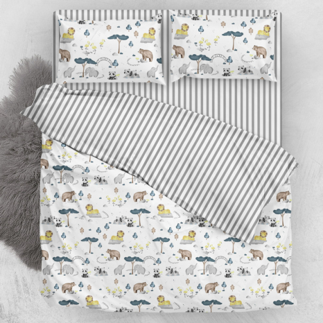 Ткань для постельного белья Бязь "Gold" Lux детская GLB306