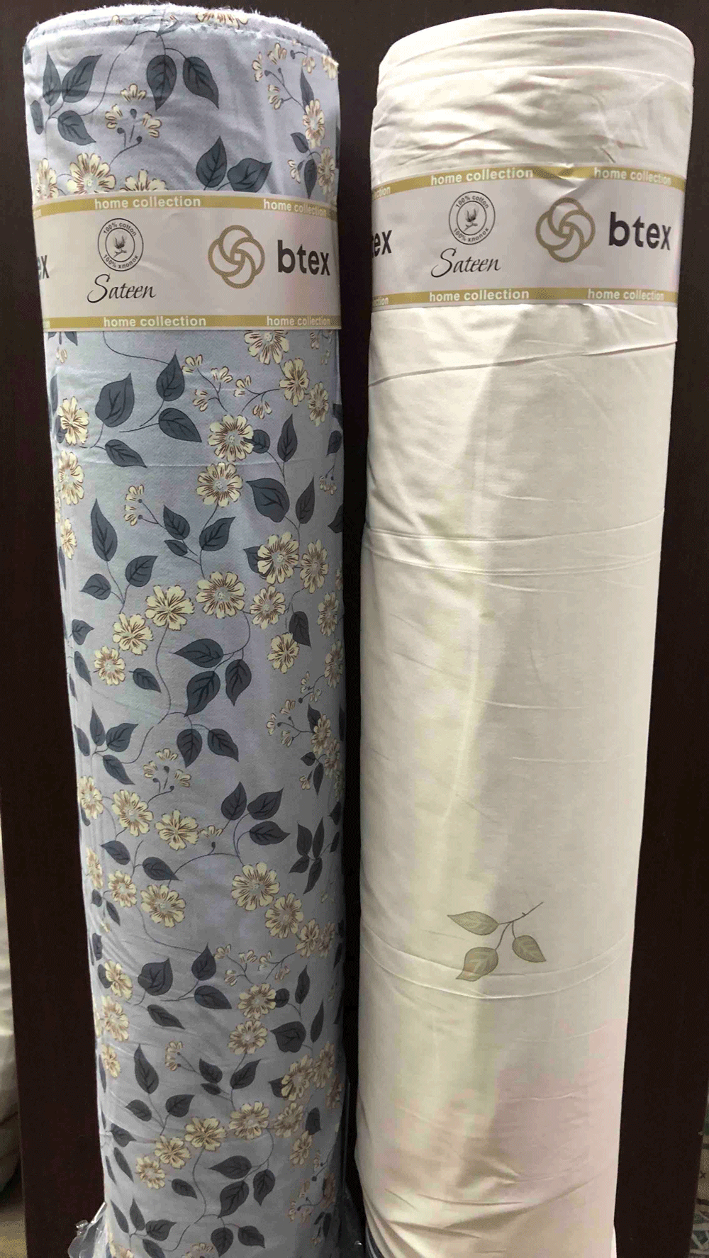 Ткань для постельного белья Сатин S-376(A+B) - (60м+60м)