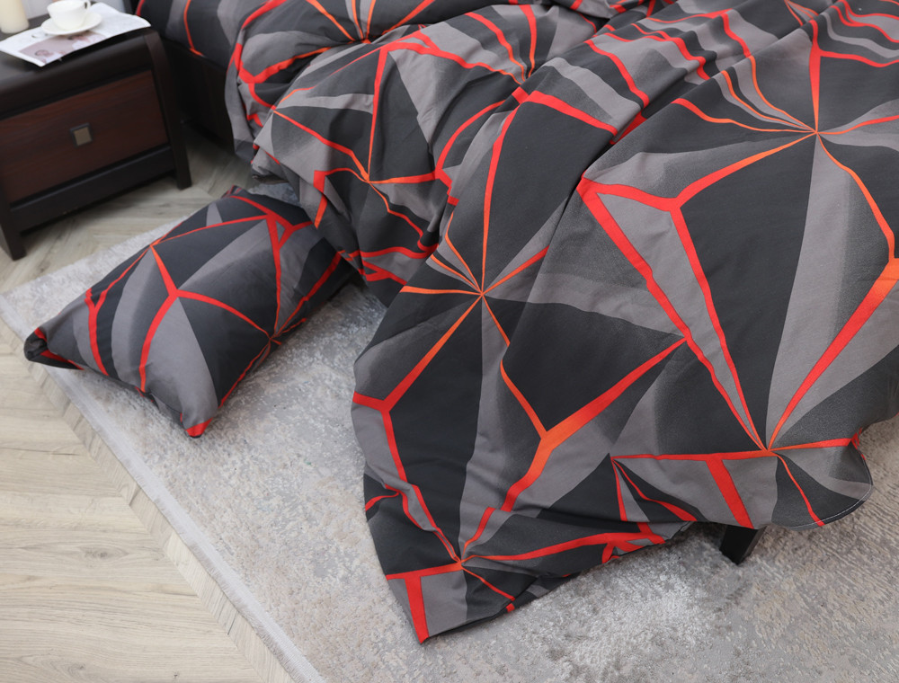 Двоспальний набір постільної білизни 180*220 із Бязі "Gold" №151474 Черешенка™