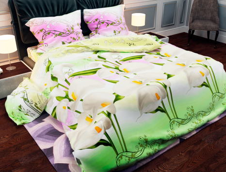 Ткань для постельного белья Бязь "Gold" Lux GL837 (A+B) - (50м+50м)