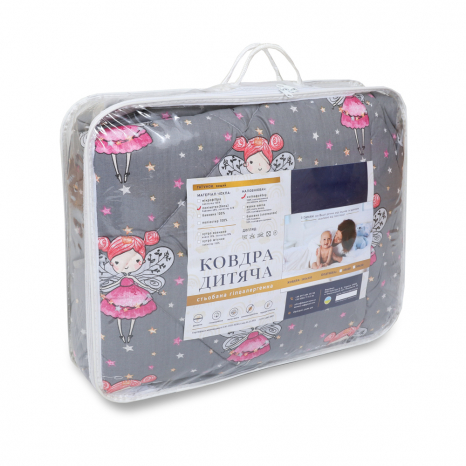 Дитяча ковдра бязь/холлофайбер №3001