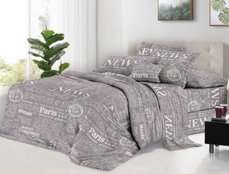 Полуторний набір постільної білизни 150*220 із полікотону №207219 Черешенька™