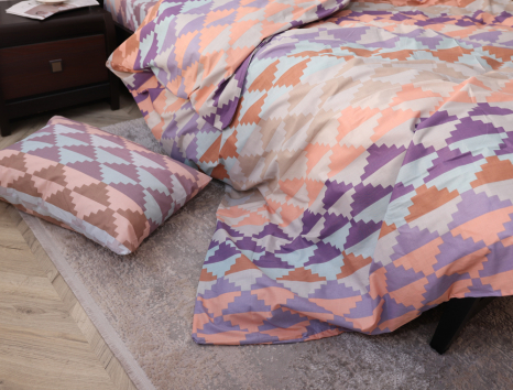 Семейный набор хлопкового постельного белья из Бязи "Gold" №153592AB Черешенка™