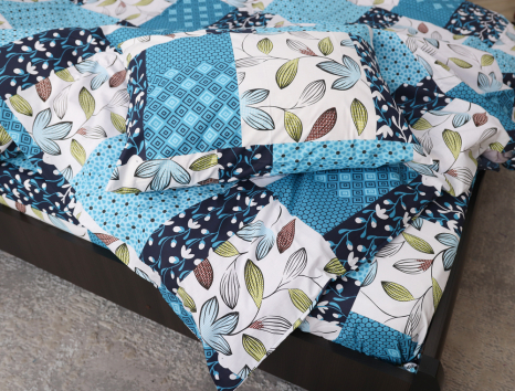 Полуторний набір постільної білизни 150*220 із Бязі "Gold" №157810 Черешенка™