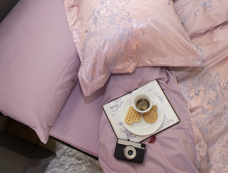 Двоспальний набір постільної білизни 180*220 із Жакарду №023AB KRISPOL™