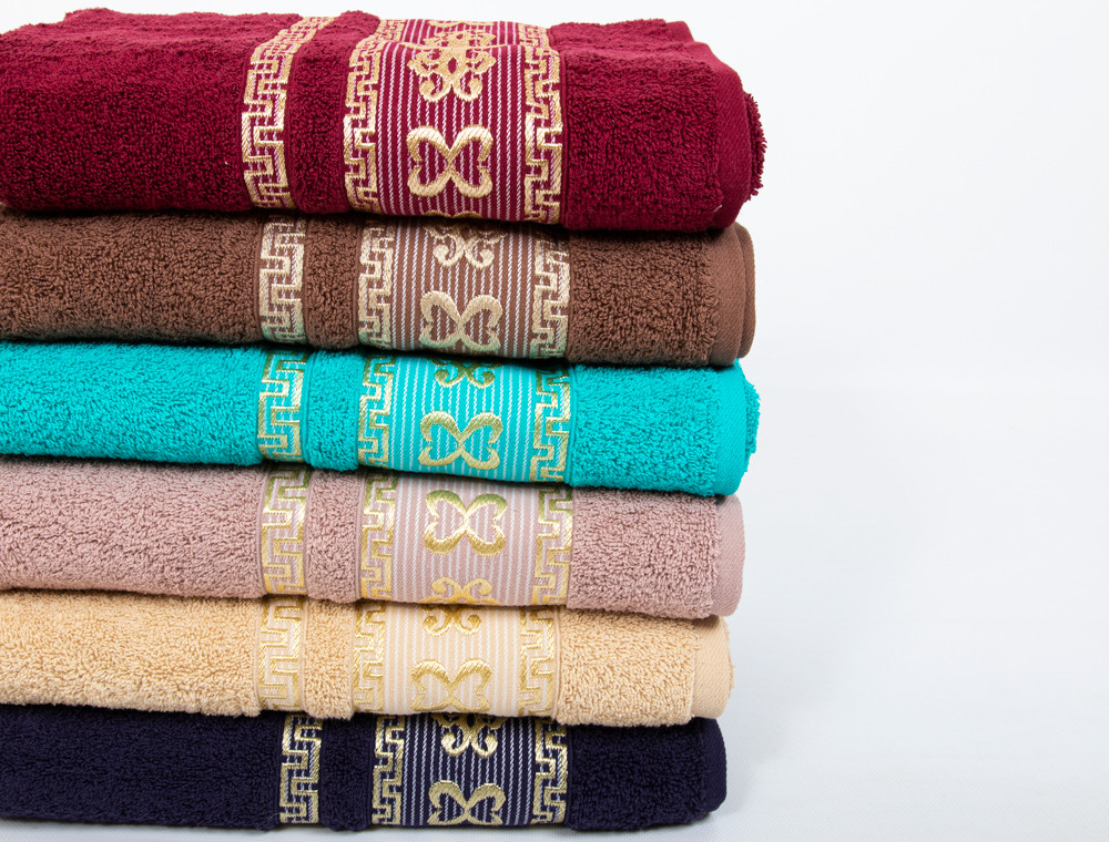 Комплект махрових банних рушників CESTEPE OTTOMAN (140*70)