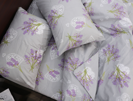 Полуторний набір постільної білизни 150*220 із Бязі "Gold" №155024 Черешенка™