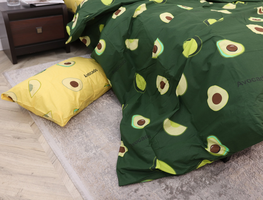 Двоспальний набір постільної білизни 180*220 із Бязі "Gold" №151328AB Черешенка™