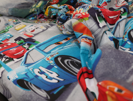 Полуторний набір постільної білизни 150*220 із Бязі "Gold" №16230 Черешенка™