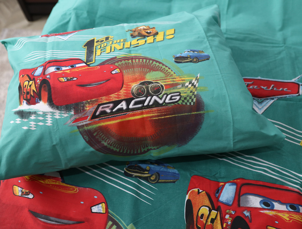 Полуторний набір постільної білизни 150*220 із Бязі "Gold" №164571 Черешенка™