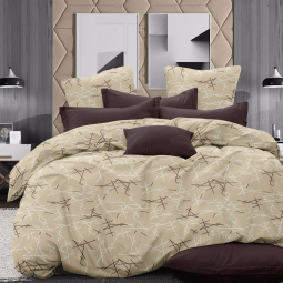 Тканина для постільної білизни Бязь "Gold" Lux GL17830beige