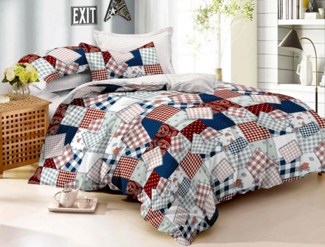 Тканина для постільної білизни Сатин S26-4 (A+B) - (60м+60м)