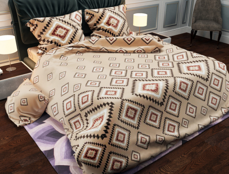 Ткань для постельного белья Бязь "Gold" Lux GL918