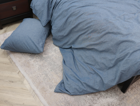 Полуторный набор постельного белья 150*220 из Вареного Хлопка №87117 Черешенка™