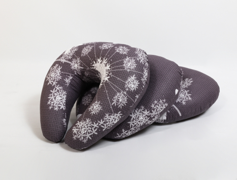 Дорожня подушка-рогалик для подорожей №60002