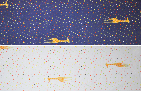 Тканина для постільної білизни Бязь "Gold" Lux дитяча GLB4541 (A+B) - (50м+50м)