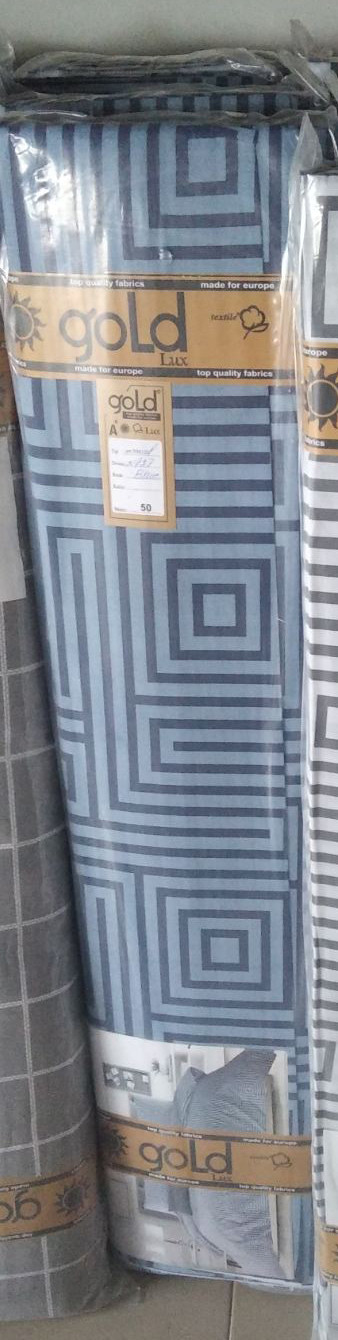 Тканина для постільної білизни Бязь "Gold" Lux GL3632blue