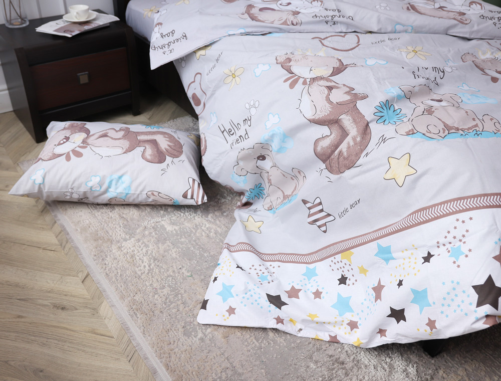 Полуторный набор постельного белья 150*220 из Бязи "Gold" №613279 Черешенка™