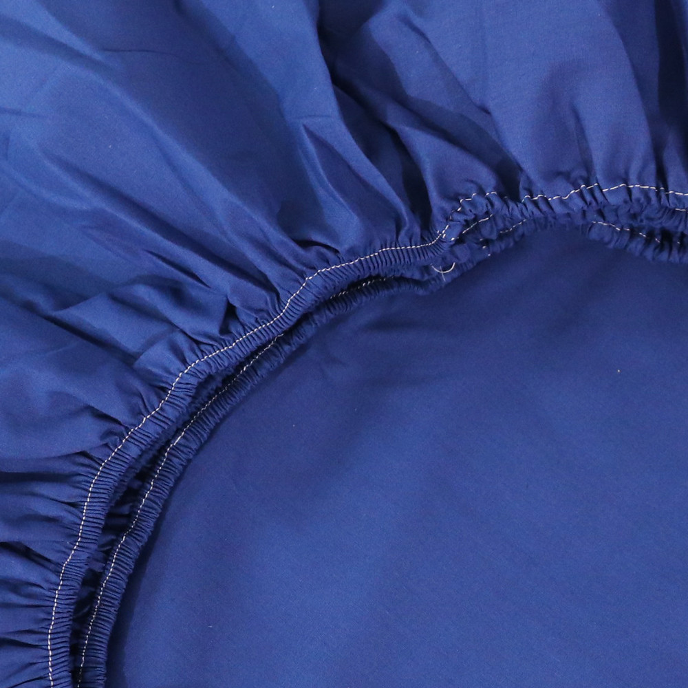 Простирадло на резинці (140*200*25) синє №661033