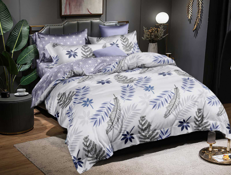 Семейный набор хлопкового постельного белья из Бязи "Gold" №150506AB Черешенка™