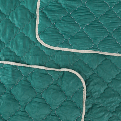 Двуспальное летнее одеяло микрофибра/холлофайбер №41143