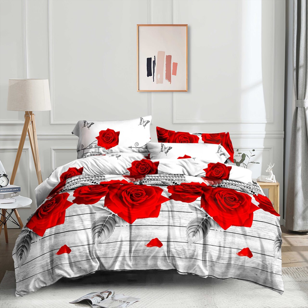 Ткань для постельного белья Сатин S-2102 (50м)