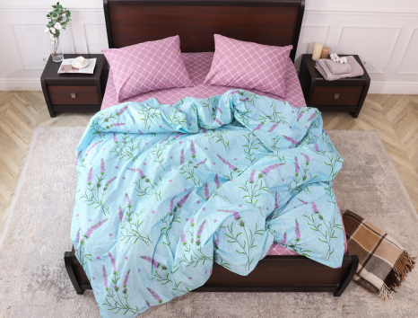 Двоспальний набір постільної білизни 180*220 із Бязі "Gold" №157911AB Черешенка™