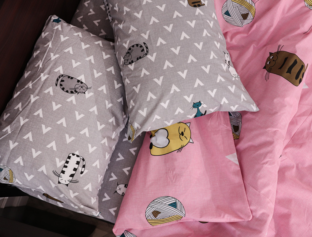 Полуторный набор постельного белья 150*220 из Бязи "Gold" №618033 Черешенка™