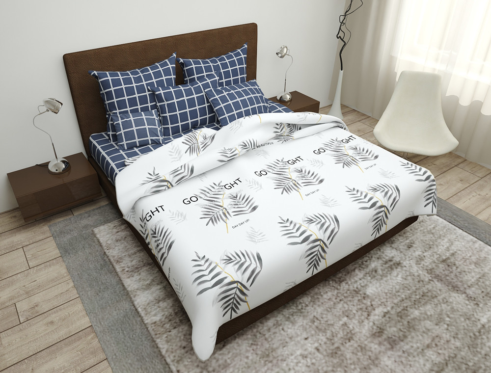 Ткань для постельного белья Бязь "Gold" Lux "Отличное решение" GL4293 (A+B) - (50м+50м)