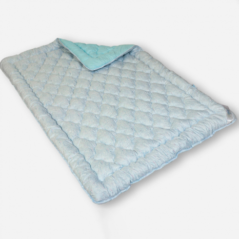 Полуторна ковдра мікрофібра/холофайбер двостороння №40096