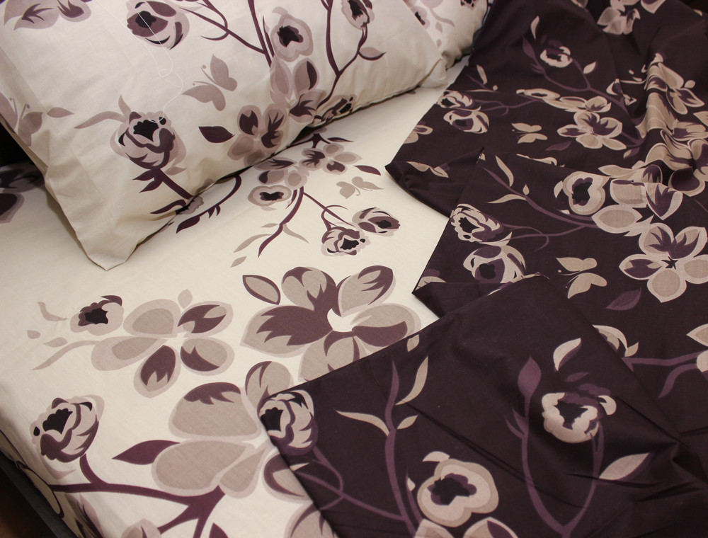 Сімейний набір постільної білизни із Ранфорсу №183176AB Черешенка™