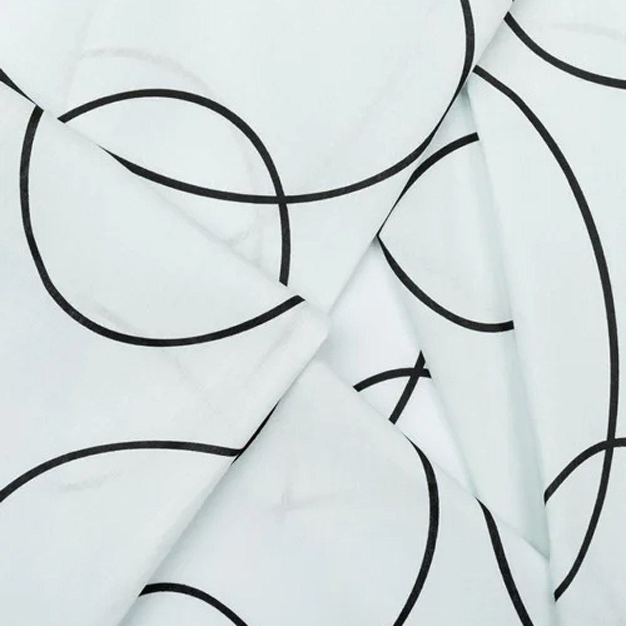 Ткань для постельного белья Бязь "Gold" Lux "Геометрический вальс 2" GL1410 (A+B) - (50м+50м)