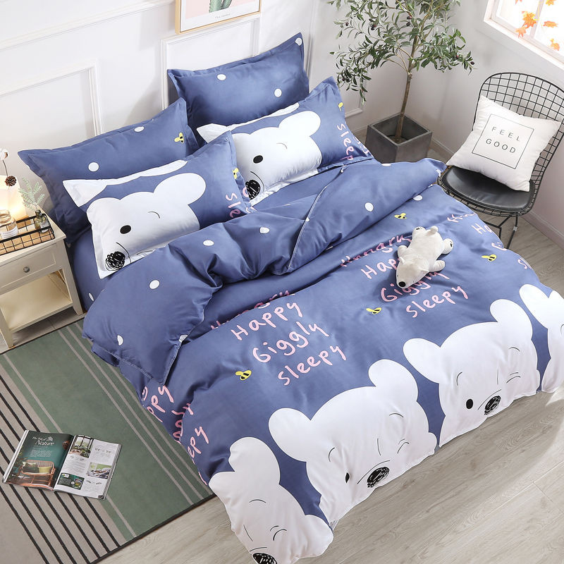 Ткань для постельного белья Бязь "Gold" Lux детская "Спящий медведь" GLB4172 (A+B) - (50м+50м)