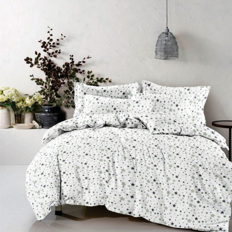 Ткань для постельного белья Бязь "Gold" GLL364White