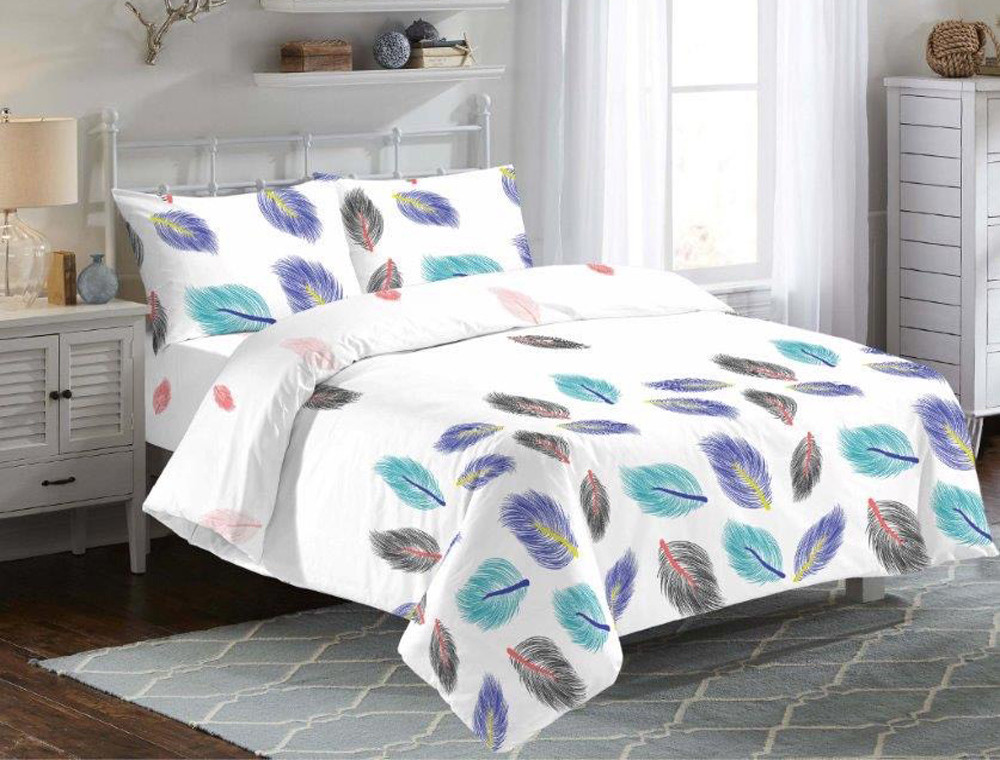 Ткань для постельного белья Бязь "Gold" Lux "Осенний отдых" GL1232 (A+B) - (50м+50м)