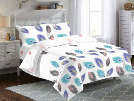 Ткань для постельного белья Бязь "Gold" Lux "Осенний отдых" GL1232 (A+B) - (50м+50м)