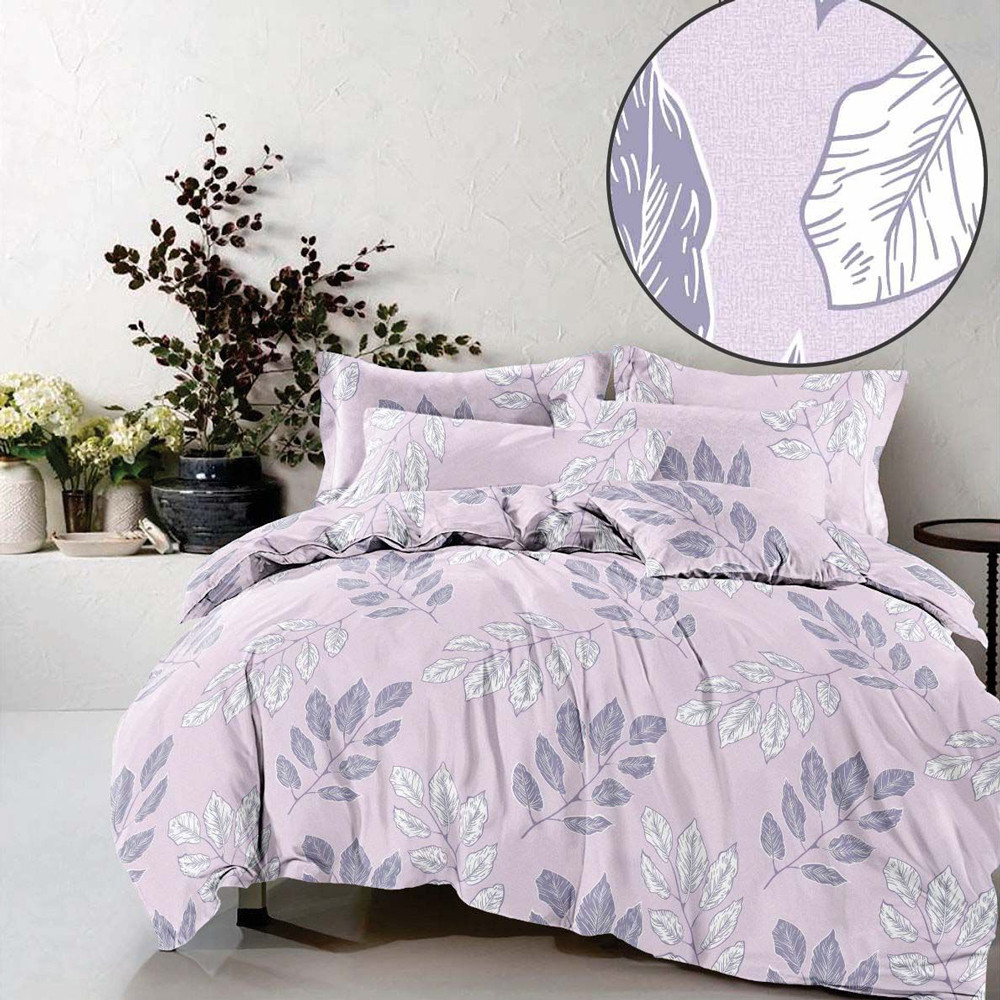 Тканина для постільної білизни Бязь "Gold" GLL1008Lilac